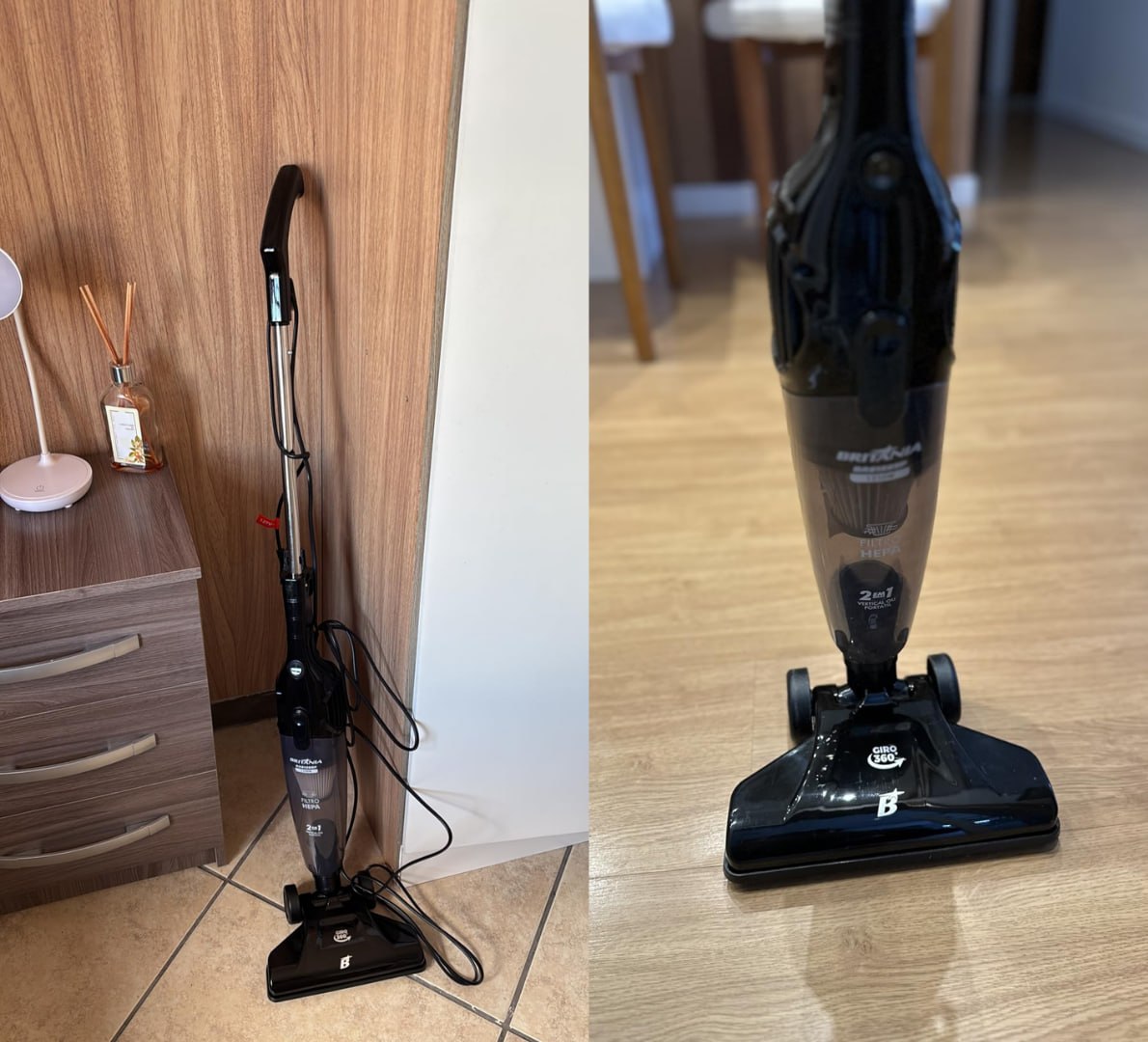 Aspirador de Pó Vertical Britânia 2 em 1 1250W 127V